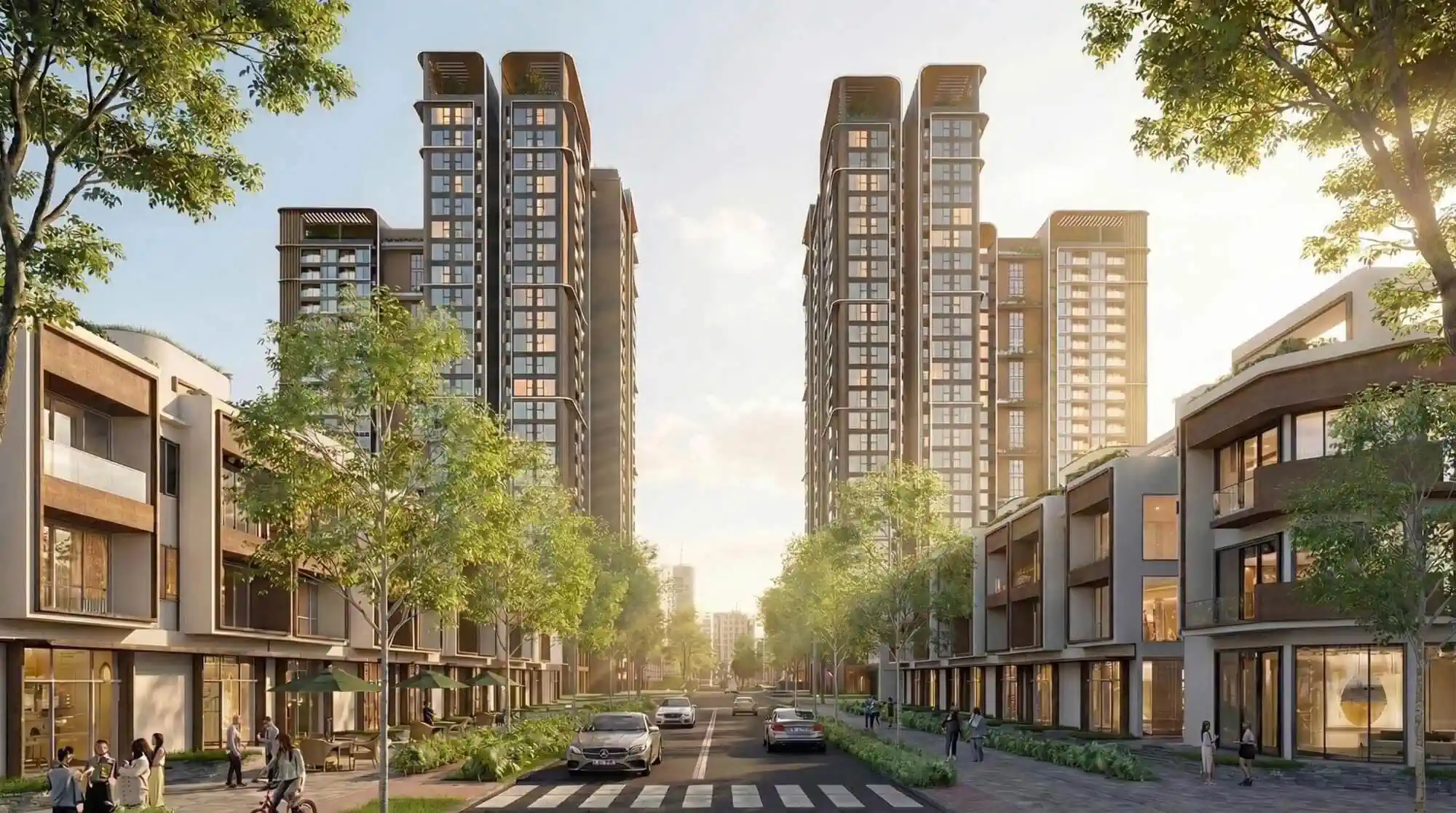 Phối cảnh The Vista Văn La Hà Đông tại Khu đô thị Văn La Kiến Hưng