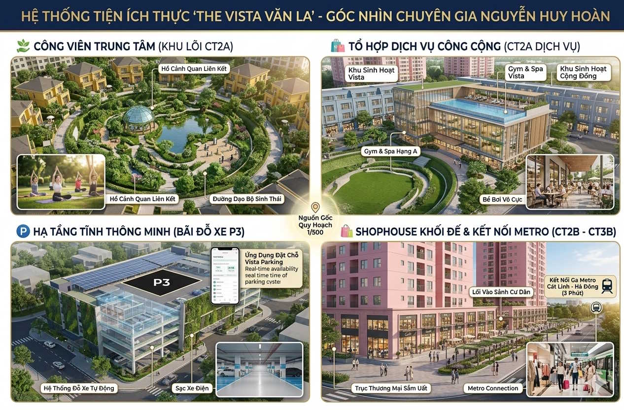 Hệ Thống Tiện Ích The Vista Văn La | Không Gian Sống Đẳng Cấp