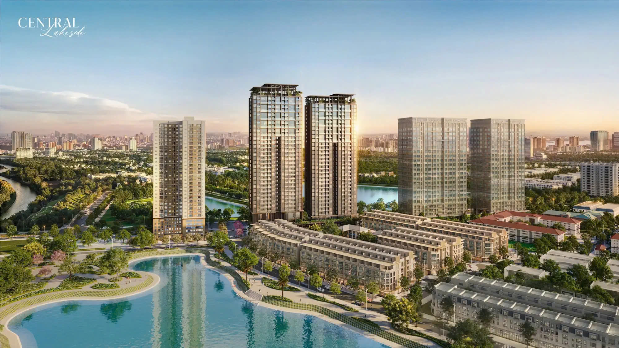 Phối cảnh 3D dự án Central Lakeside.